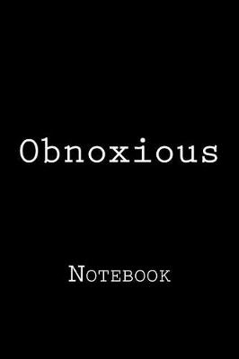 Book cover for Obnoxious