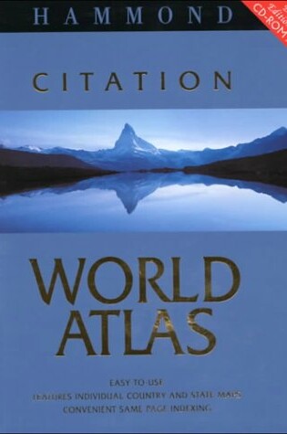 Cover of Hammond Citation World Atlas Deluxe Edition with Hammond World Atlas CD-ROM