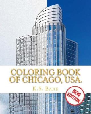 Book cover for Coloring Book of Chicago, Usa. New Edition.