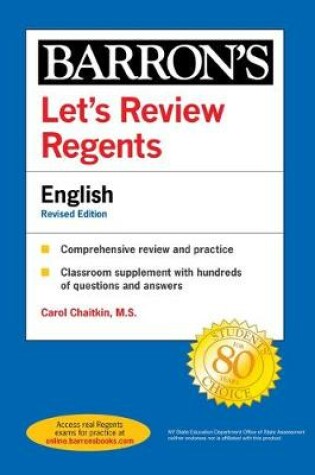 Cover of Let's Review Regents: English Revised Edition