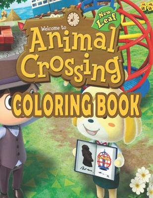 Book cover for Animal Crossing Coloring Book