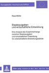 Book cover for Staatsausgaben Und Wirtschaftliche Entwicklung