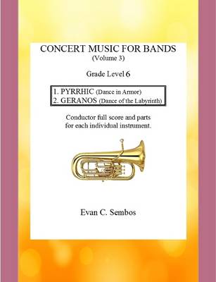 Book cover for Concert Music for Bands (Volume 3)