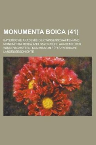 Cover of Monumenta Boica (41 )