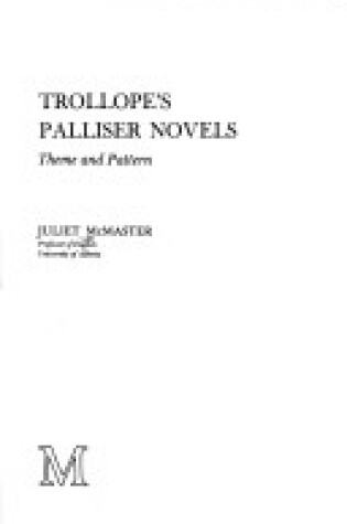 Cover of Trollope's Palliser Novels