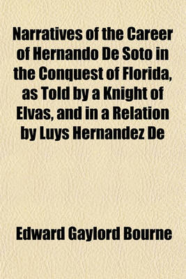 Book cover for Narratives of the Career of Hernando de Soto in the Conquest of Florida, as Told by a Knight of Elvas, and in a Relation by Luys Hernandez de