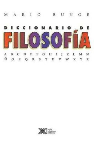 Cover of Diccionario de Filosofia