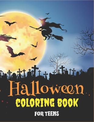 Book cover for Halloween Coloring Book for Teens