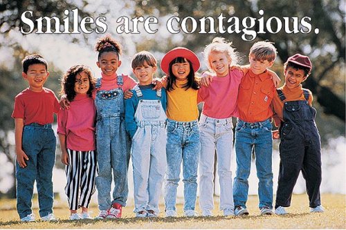 Book cover for Smiles Are Contagious Poster