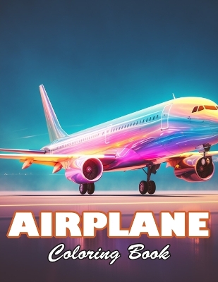 Book cover for Airplane Coloring Book for Kids