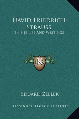 Cover of David Friedrich Strauss