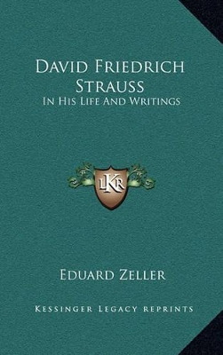 Book cover for David Friedrich Strauss