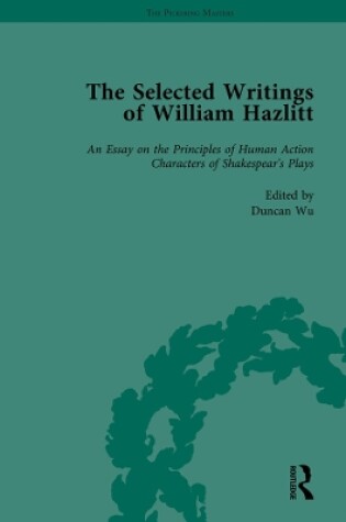 Cover of The Selected Writings of William Hazlitt Vol 1