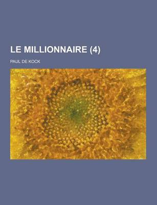 Book cover for Le Millionnaire (4)