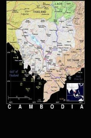 Cover of Modern Day Color Map of Cambodia Journal