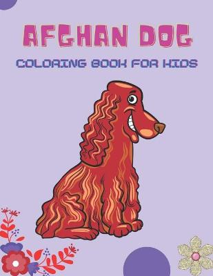 Book cover for Afghan Dog Coloring Book