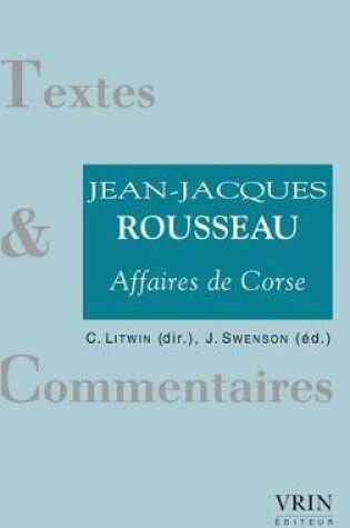 Cover of Affaires de Corse
