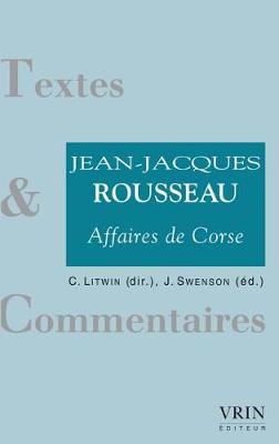 Book cover for Affaires de Corse