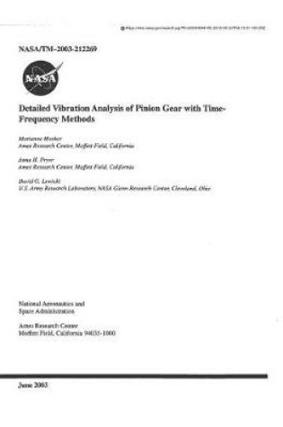 Cover of Detailed Vibration Analysis of Pinion Gear with Time-Frequency Methods