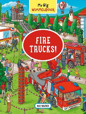 Book cover for My Big Wimmelbook: Fire Trucks!