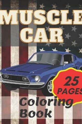 Cover of Muscle Car Coloring Book