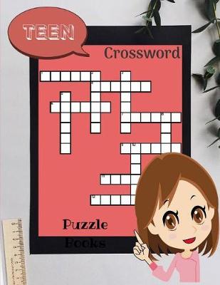 Book cover for Teen Crossword Puzzle Books