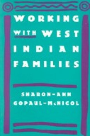 Cover of Working with West Indian Families