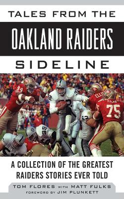 Book cover for Tales from the Oakland Raiders Sideline