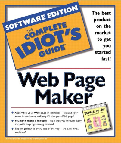Cover of The Complete Idiot's Guide to Web Page Maker