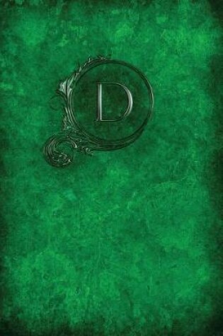 Cover of Monogram D Any Day Planner Notebook