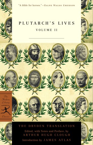 Book cover for Plutarch's Lives, Volume 2