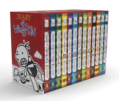 Cover of Diary of a Wimpy Kid Box of Books (1-13)