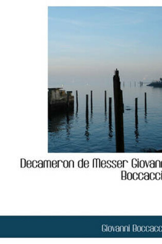 Cover of Decameron de Messer Giovanni Boccaccio