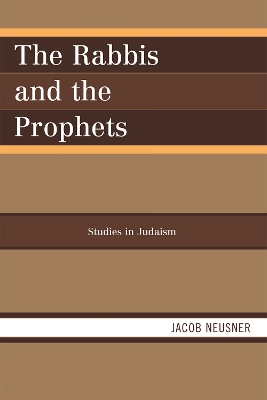 Book cover for The Rabbis and the Prophets