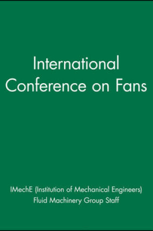 Cover of International Conference on Fans