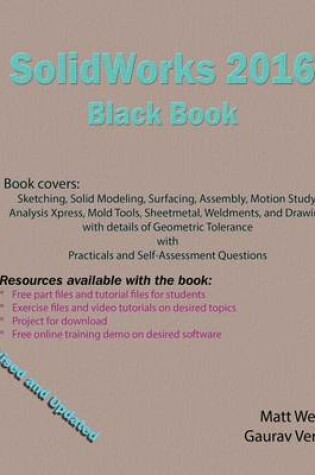 Cover of SolidWorks 2016 Black Book