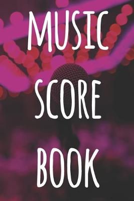 Book cover for Music Score Book