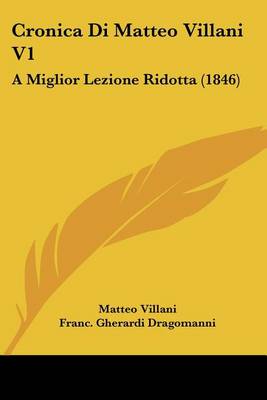 Book cover for Cronica Di Matteo Villani V1