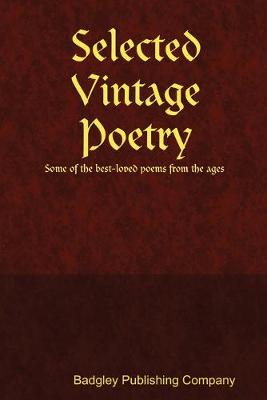 Book cover for Selected Vintage Poetry