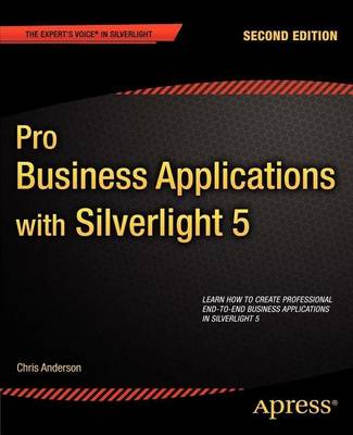 Book cover for Pro Business Applications with Silverlight 5