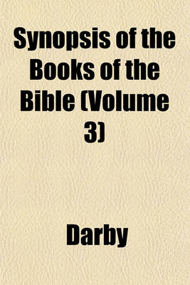 Book cover for Synopsis of the Books of the Bible (Volume 3)