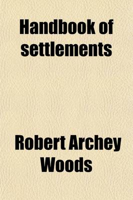 Book cover for Handbook of Settlements