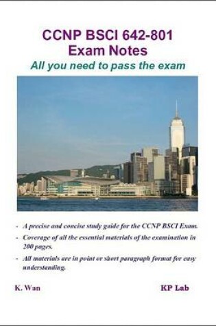 Cover of CCNP Bsci 642-801 Exam Notes - All You Need to Pass the Exam