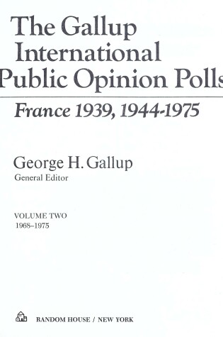 Cover of The Gallup International Public Opinion Polls