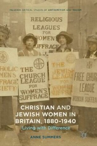 Cover of Christian and Jewish Women in Britain, 1880-1940