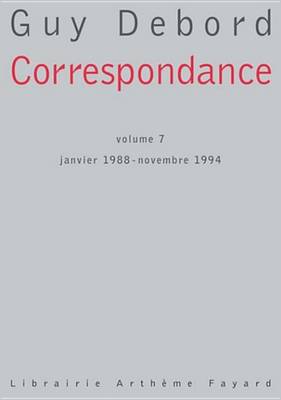 Book cover for Correspondance Volume 7