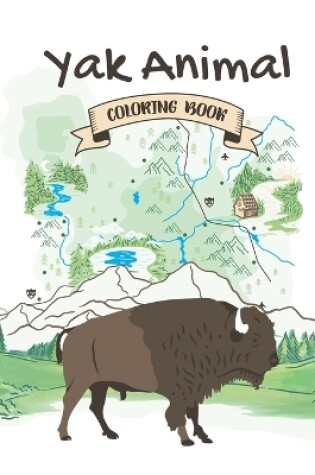 Cover of Yak Animal Coloring Book