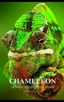 Book cover for Chameleon Note Monthly 2020 Planner 12 Month Calendar