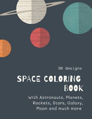 Book cover for Space Coloring Book