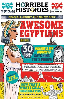 Book cover for Awesome Egyptians (newspaper edition)